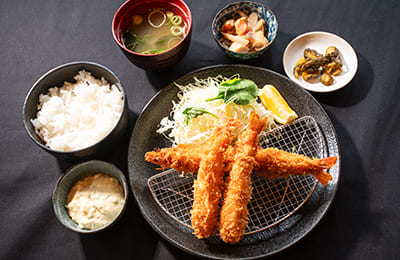 海老フライ定食